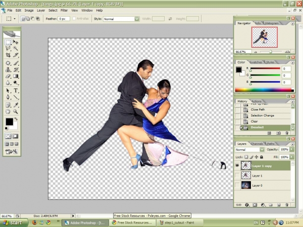 Creation of The Last Tango...: Step 2